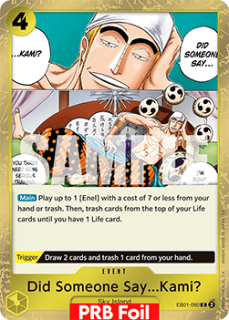 Did Someone Say...Kami? (EB01-060) (V.2) - The Best Vol.2 (Common) [PRB02-EB01-060] - Cards Beyond