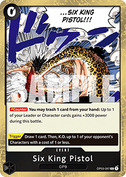 Six King Pistol (OP03-097) - The Best Vol.2 (Rare) [PRB02-OP03-097] - Cards Beyond