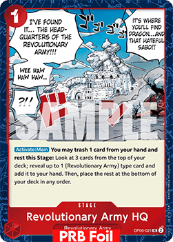 Revolutionary Army HQ (OP05-021) (V.2) - The Best Vol.2 (Uncommon) [PRB02-OP05-021] - Cards Beyond