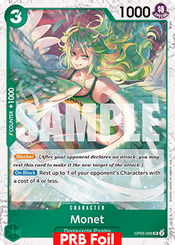Monet (OP05-036) (V.2) - The Best Vol.2 (Uncommon) [PRB02-OP05-036] - Cards Beyond