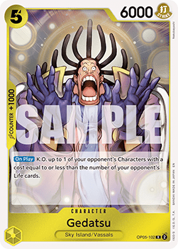Gedatsu (OP05-102) - The Best Vol.2 (Rare) [PRB02-OP05-102] - Cards Beyond