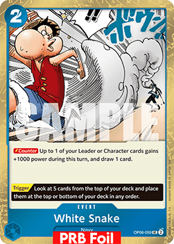 White Snake (OP06-059) (V.2) - The Best Vol.2 (Uncommon) [PRB02-OP06-059] - Cards Beyond