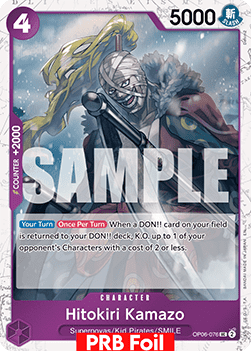 Hitokiri Kamazo (OP06-076) (V.2) - The Best Vol.2 (Uncommon) [PRB02-OP06-076] - Cards Beyond