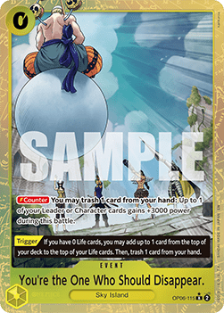 You're the One Who Should Disappear. (OP06-115) (V.2) - The Best Vol.2 (Alternate Art) [PRB02-OP06-115] - Cards Beyond