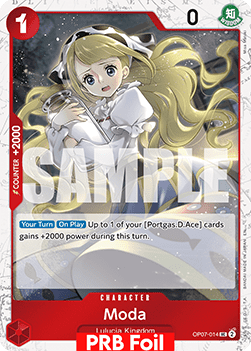 Moda (OP07-014) (V.2) - The Best Vol.2 (Uncommon) [PRB02-OP07-014] - Cards Beyond