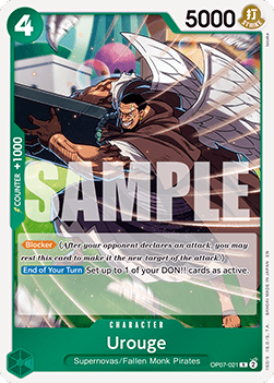 Urouge (OP07-021) (V.1) - The Best Vol.2 (Rare) [PRB02-OP07-021] - Cards Beyond