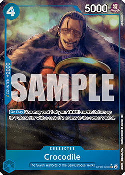 Crocodile (OP07-040) (V.3) - The Best Vol.2 (Alternate Art) [PRB02-OP07-040] - Cards Beyond