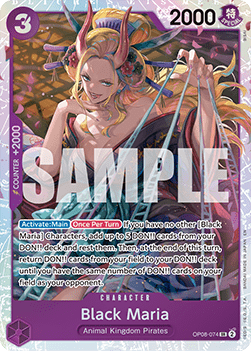 Black Maria (OP08-074) - The Best Vol.2 (Super Rare) [PRB02-OP08-074] - Cards Beyond