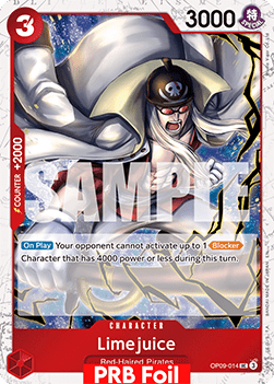 Limejuice (OP09-014) (V.2) - The Best Vol.2 (Uncommon) [PRB02-OP09-014] - Cards Beyond