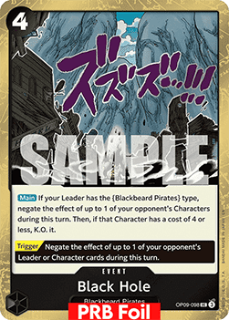Black Hole (OP09-098) (V.2) - The Best Vol.2 (Uncommon) [PRB02-OP09-098] - Cards Beyond