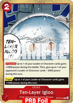 Ten-Layer Igloo (OP10-018) (V.2) - The Best Vol.2 (Common) [PRB02-OP10-018] - Cards Beyond