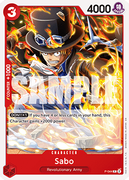 Sabo (P-044) (V.1) - The Best Vol.2 (Promo) [PRB02-P-044] - Cards Beyond