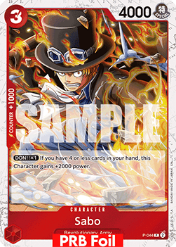 Sabo (P-044) (V.2) - The Best Vol.2 (Promo) [PRB02-P-044] - Cards Beyond