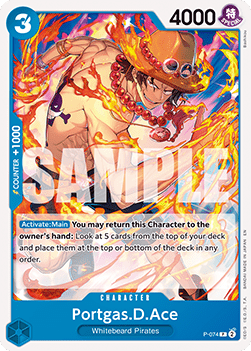 Portgas.D.Ace (P-074) (V.1) - The Best Vol.2 (Promo) [PRB02-P-074] - Cards Beyond