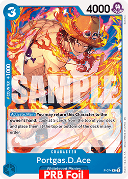 Portgas.D.Ace (P-074) (V.2) - The Best Vol.2 (Promo) [PRB02-P-074] - Cards Beyond