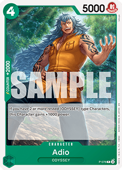 Adio (P-078) (V.1) - The Best Vol.2 (Promo) [PRB02-P-078] - Cards Beyond