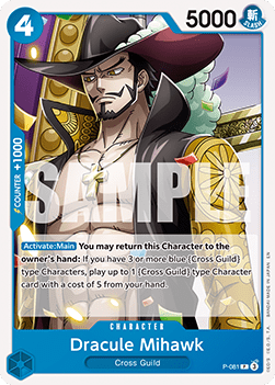 Dracule Mihawk (P-081) (V.1) - The Best Vol.2 (Promo) [PRB02-P-081] - Cards Beyond