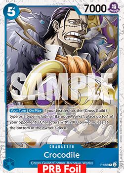 Crocodile (P-082) (V.2) - The Best Vol.2 (Promo) [PRB02-P-082] - Cards Beyond