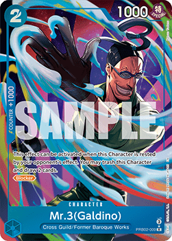 Mr.3(Galdino) (PRB02-009) (V.2) - The Best Vol.2 (Alternate Art) [PRB02-009] - Cards Beyond