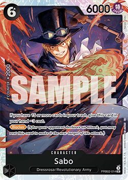 Sabo (PRB02-014) (V.1) - The Best Vol.2 (Super Rare) [PRB02-014] - Cards Beyond