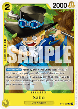 Sabo (ST13-007) (V.1) - The Best Vol.2 (Common) [PRB02-ST13-007] - Cards Beyond