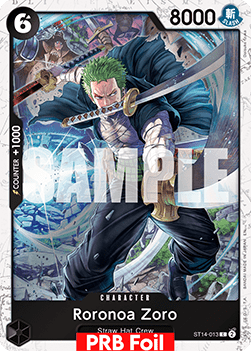 Roronoa Zoro (ST14-013) (V.2) - The Best Vol.2 (Common) [PRB02-ST14-013] - Cards Beyond
