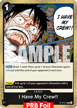 I Have My Crew!!o (ST14-016) (V.2) - The Best Vol.2 (Common) [PRB02-ST14-016] - Cards Beyond
