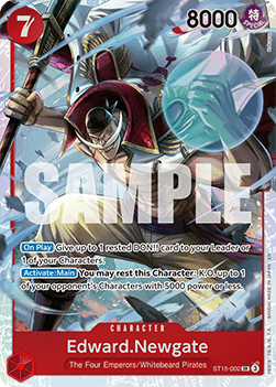 Edward.Newgate (ST15-002) (V.1) - The Best Vol.2 (Super Rare) [PRB02-ST15-002] - Cards Beyond