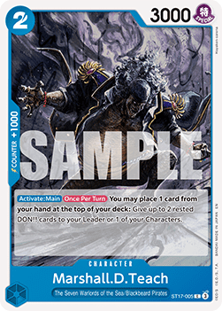 Marshall.D.Teach (ST17-005) (V.1) - The Best Vol.2 (Common) [PRB02-ST17-005] - Cards Beyond
