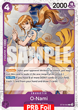 O-Nami (ST18-002) (V.2) - The Best Vol.2 (Common) [PRB02-ST18-002] - Cards Beyond