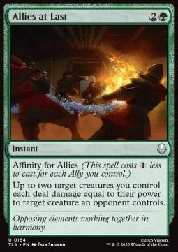 Allies at Last - Avatar: The Last Airbender (Uncommon) [TLA-164] - Cards Beyond