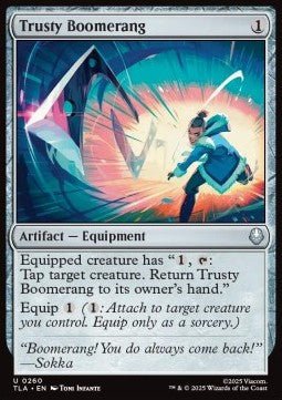 Trusty Boomerang - Avatar: The Last Airbender (Uncommon) [TLA-260] - Cards Beyond