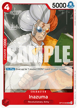 Inazuma (OP13-005) - Carrying on his Will (Uncommon) [OP13-005] - Cards Beyond