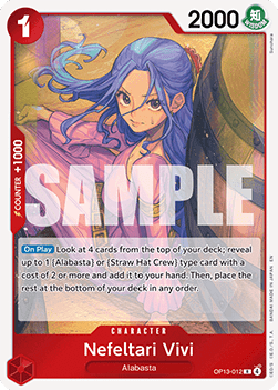 Nefeltari Vivi (OP13-012) - Carrying on his Will (Rare) [OP13-012] - Cards Beyond