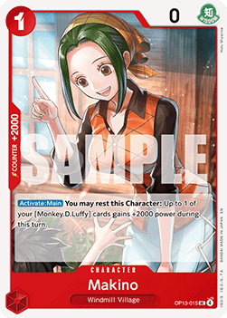 Makino (OP13-015) - Carrying on his Will (Uncommon) [OP13-015] - Cards Beyond