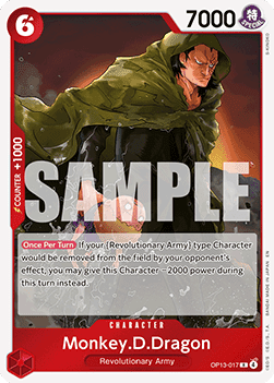 Monkey.D.Dragon (OP13-017) - Carrying on his Will (Rare) [OP13-017] - Cards Beyond