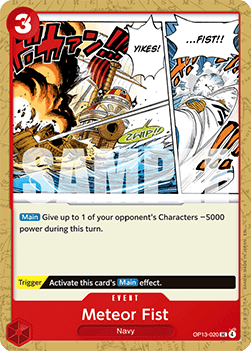 Meteor Fist (OP13-020) - Carrying on his Will (Uncommon) [OP13-020] - Cards Beyond