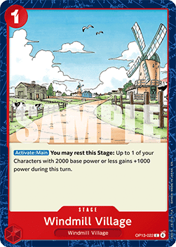 Windmill Village (OP13-022) - Carrying on his Will (Common) [OP13-022] - Cards Beyond