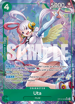 Uta (OP13-023) (V.2) - Carrying on his Will (Alternate Art) [OP13-023] - Cards Beyond