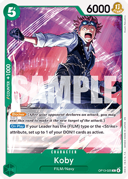 Koby (OP13-025) - Carrying on his Will (Common) [OP13-025] - Cards Beyond