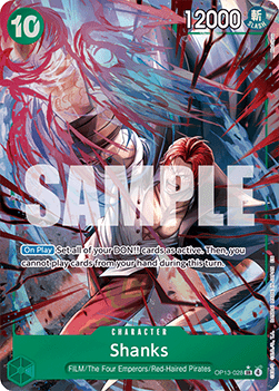 Shanks (OP13-028) (V.2) - Carrying on his Will (Alternate Art) [OP13-028] - Cards Beyond