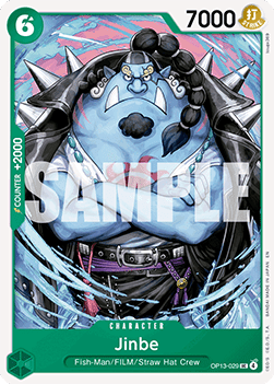 Jinbe (OP13-029) - Carrying on his Will (Uncommon) [OP13-029] - Cards Beyond