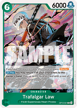Trafalgar Law (OP13-031) - Carrying on his Will (Rare) [OP13-031] - Cards Beyond