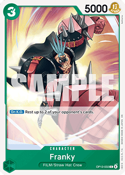 Franky (OP13-033) - Carrying on his Will (Common) [OP13-033] - Cards Beyond