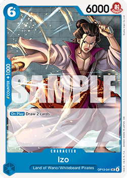 Izo (OP13-041) - Carrying on his Will (Uncommon) [OP13-041] - Cards Beyond