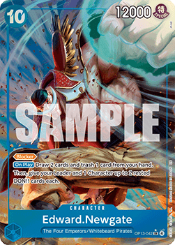 Edward.Newgate (OP13-042) (V.2) - Carrying on his Will (Alternate Art) [OP13-042] - Cards Beyond