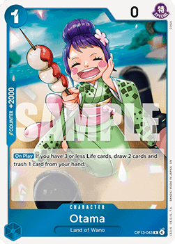 Otama (OP13-043) - Carrying on his Will (Rare) [OP13-043] - Cards Beyond