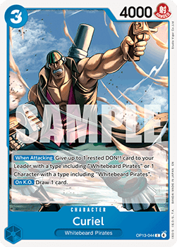 Curiel (OP13-044) - Carrying on his Will (Common) [OP13-044] - Cards Beyond