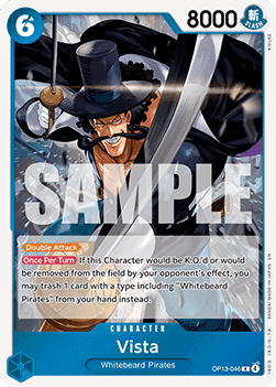 Vista (OP13-046) - Carrying on his Will (Rare) [OP13-046] - Cards Beyond