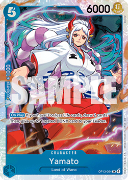 Yamato (OP13-054) (V.1) - Carrying on his Will (Super Rare) [OP13-054] - Cards Beyond